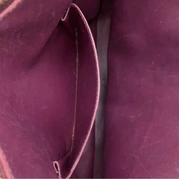 Auth Bvlgari Isabella Rossellini Leather White x Multicolor Handbag - Picture 15 of 16